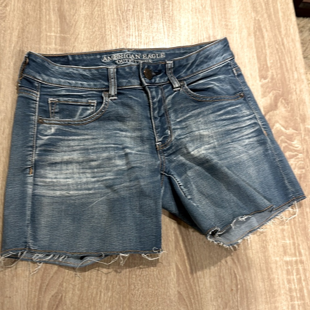 AE Stretch Denim Midi Short